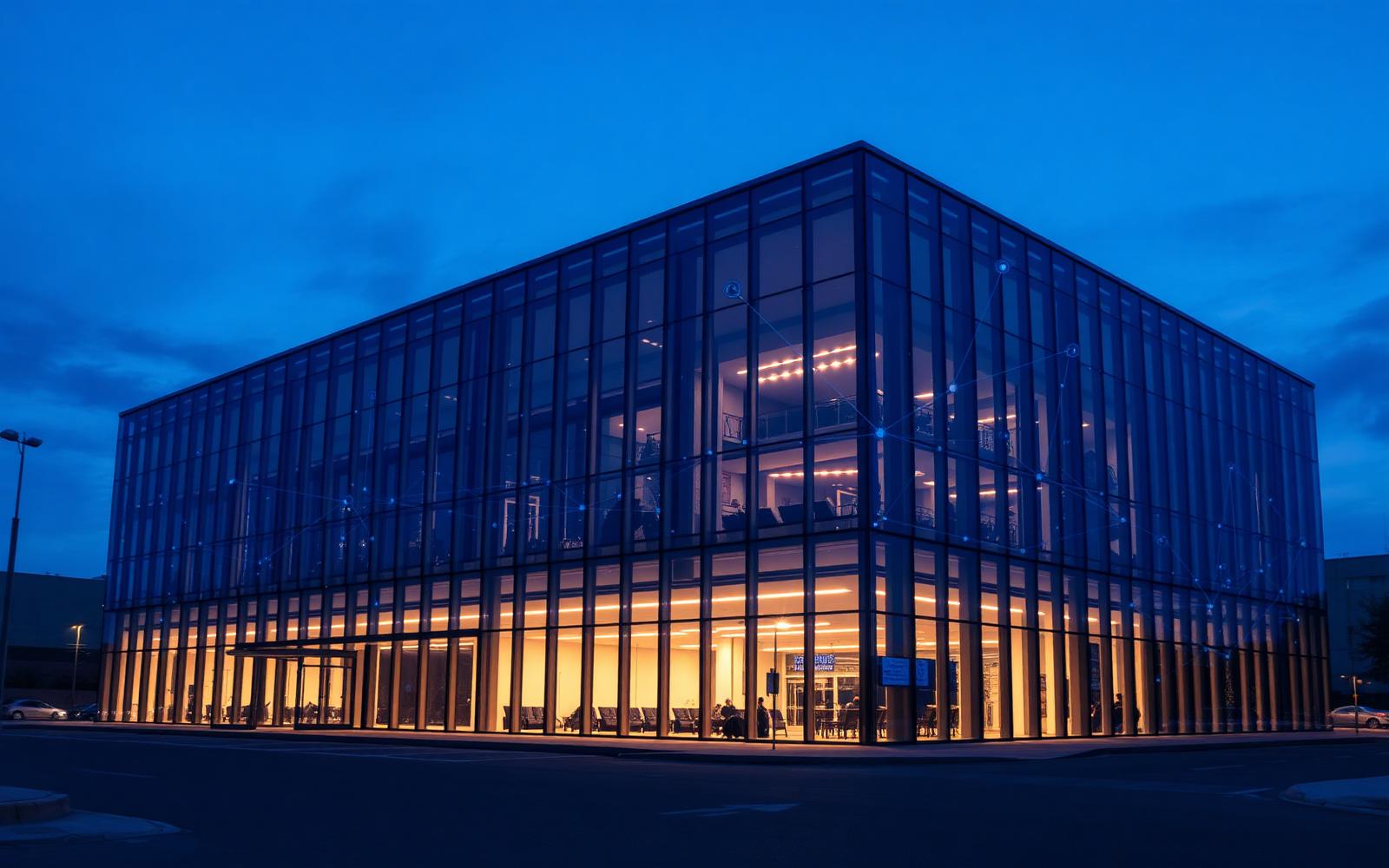 Modern smart commercial building